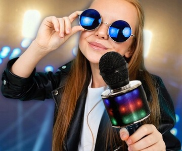 DMX МИКРОФОН + БЕСПРОВОДНЫЕ НАУШНИКИ ДЛЯ РЕБЕНКА