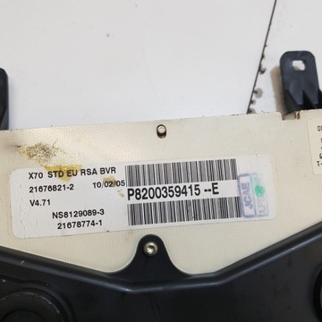 BUDÍKY PŘÍSTROJOVÁ DESKA RENAULT MASTER 2 P8200359415-E