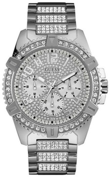 Zegarek Męski Guess W0799G1 srebrny bransoleta