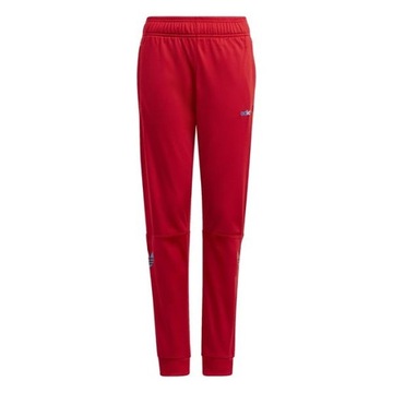 Spodnie Dziecięce adidas GN7445 TRACKPANT Czerwone 152