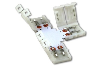 Złączka zaciskowa trójstronna typ T taśma LED 10mm