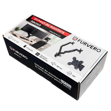 Держатель монитора 13–27 дюймов для настольного компьютера ДЛЯ ДВУХ МОНИТОРОВ Сертифицировано SOLID