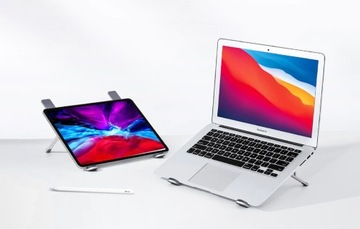 Ugreen складная регулируемая подставка для ноутбука серебристая (LP451)