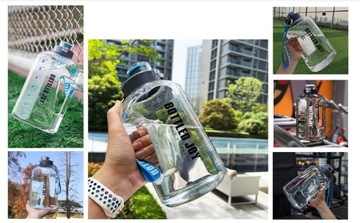 WATER JUG GALLON KANISTER 1,5L NIE PRZECIEKA KANISTER BUTELKA NA SIŁOWNIĘ