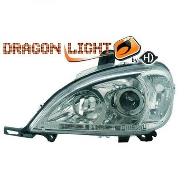 Lampy przód Mercedes W163 98-01 Clear