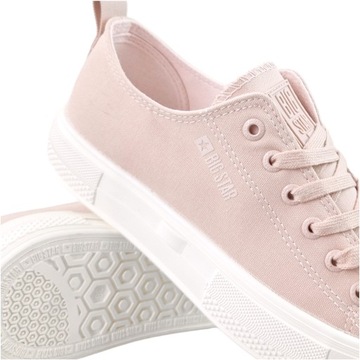 Trampki Damskie Big Star Klasyczne buty na platformie różowe NN274855 36