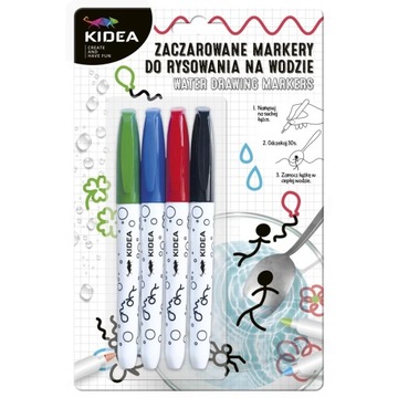 MARKERY DO RYSOWANIA NA WODZIE 4 KOL KIDEA