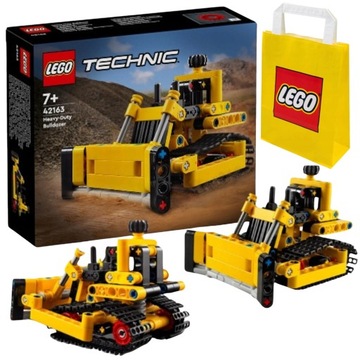 LEGO Technic Buldożer 42163 + Torba Prezentowa Lego