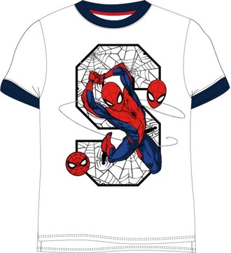 MARVEL T-SHIRT CHŁOPIĘCY SPIDERMAN KOSZULKA R110