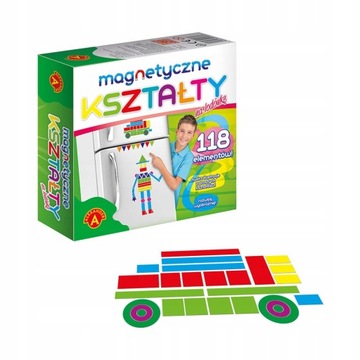 MAGNETYCZNE KSZTAŁTY 118EL ZESTAW MAGNESÓW