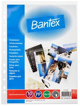 KOSZULKI A4 NA ZDJĘCIA 10x15 Bantex