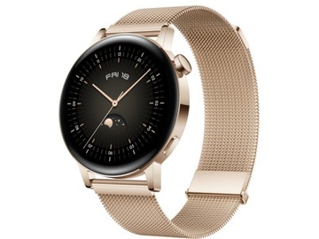 Złoty Smartwatch HUAWEI Watch GT 3 42mm Elegant