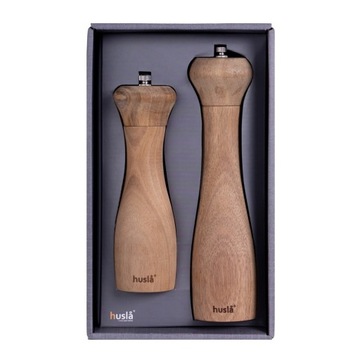 Zestaw Młynków Akacjowych Husla 23 i 18 cm 73911