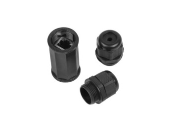 Сетевой разъем адаптера RJ45 - RJ45 кат.6, экранированный, водонепроницаемый IP67