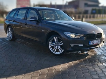 BMW Seria 3 F30-F31-F34 Touring 2.0 320d 184KM 2013 BMW 320d 184KM Modern X-Drive Jasne Skóry Navi El klapa Zarejestr w Polsce, zdjęcie 2