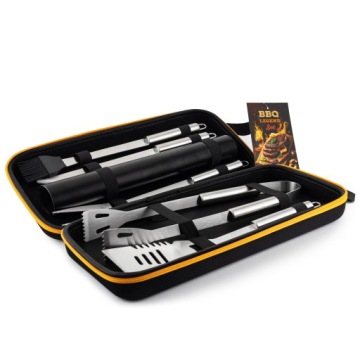 Akcesoria do grilla w Etui - BBQ Legend Set 10 el.