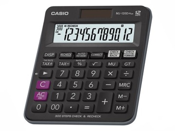 KALKULATOR CASIO MJ-120D PLUS PAMIĘĆ TAX KOREKTA