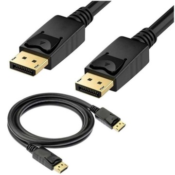 KABEL DISPLAY PORT do DisplayPort DP 4K przewód 2M