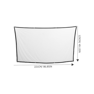 Портативный проекционный экран для наружного проектора