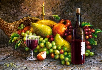 Puzzle CASTOR 1000 elementów MARTWA NATURA Fruit a
