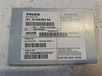 VOLVO S80 2013 ANTÉNY