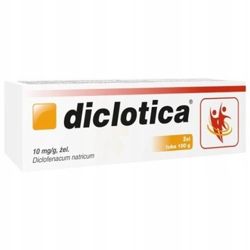 DICLOTICA żel przeciwbólowy lek ból pleców 100 g