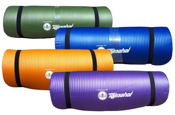 MATA GRUBA -15 MM-DO ĆWICZEŃ JOGA FITNESS czerwona