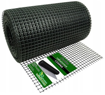 Siatka plastikowa ogrodzeniowa OGRODOWA BUDOWLANA 0,4m 40cm 0,4x10m czarna