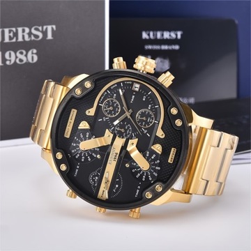 KUERST Teen Watch Мужские часы из нержавеющей стали Модные