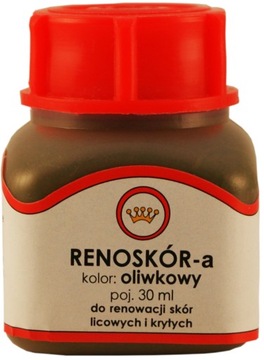 Farba do skór Renoskór oliwkowa 30 ml