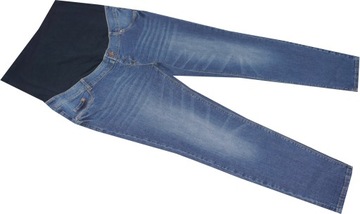 C&A_46_ SPODNIE jeans ciążowe Z ELASTANEM V037