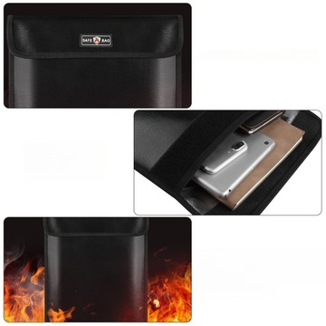 1 шт. высокотемпературная сумка для документов, огнестойкая сумка для документов для офиса и дома