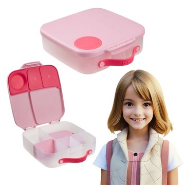B.box Lunchbox dla dzieci do szkoły - szczelna śniadaniówka z przegródkami