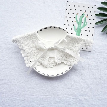 New Lovely Lace Kids Bibs Shawl Cotton Collar Kids Neckwear for Girls All