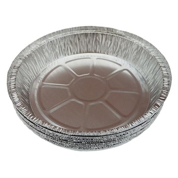 Aluminiowe Patelnie Głębokie Okrągłe 1100ml 10szt
