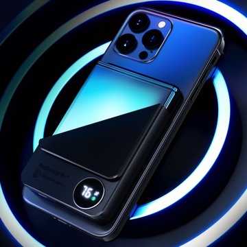 Powerbank 10000 мАч MagSafe QI USB-C Lightning - 3мк HARDY MagSynergy Ni+