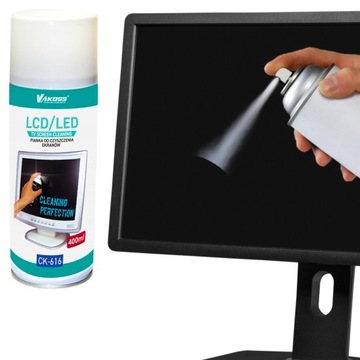 НАБОР 3 ПЕНЫ ПО 400 МЛ ДЛЯ МЫТЬЯ ДИСПЛЕЕВ ПК ТВ СВЕТОДИОДНЫЕ ЖК-ЗЕРКАЛА