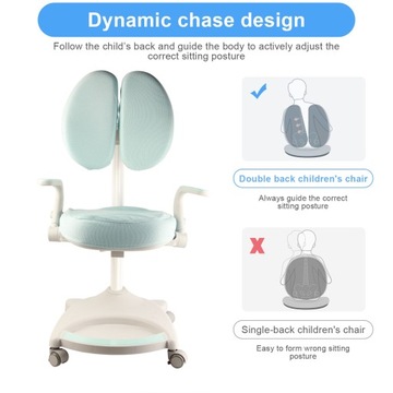 Регулируемый по высоте детский учебный стул Эргономичный детский учебный стул для Хо