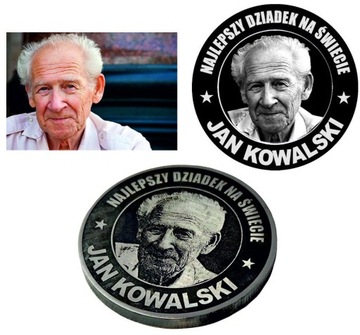 Moneta okolicznościowa - Dowolna treść.40mm slab