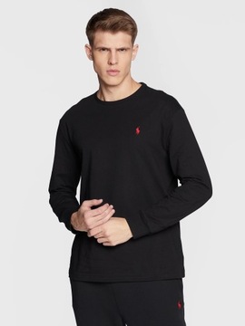 polo ralph lauren longsleeve koszulka męska z długim rękawem czarna