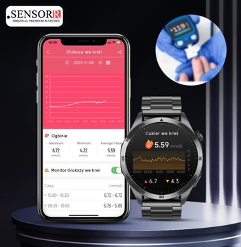 МУЖСКИЕ СМАРТЧАСЫ РАЗГОВОРИВАЮТ ЭКГ ИЗМЕРЕНИЕ САХАРА ДАВЛЕНИЕ ТЕМПЕРАТУРА PL