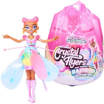 HATCHIMALS CRYSTAL FLYERS LATAJĄCA TĘCZOWA WRÓŻKA RAINBOW STEROWANA DŁOŃMI