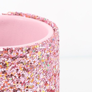 Brokatowy Uchwyt Na Pędzle Do Makijażu Uchwyt Na Na Biurko Pojemnik Na Ołów