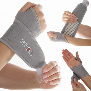 OPASKA MAGETYCZNA + TURMALIN NA NADGARSTEK ORTEZA STABILIZATOR NADGARSTKA