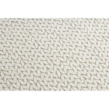 Dywan sznurkowy tarasowy jodełka beżowy 140x200