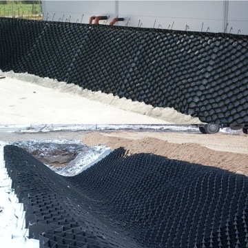 ПАРКОВОЧНАЯ РЕШЕТКА GEOCRAT ROAD ДЛЯ СКЛОНА, высота 10 см - ПАРКОВОЧНАЯ РЕШЕТКА ECO