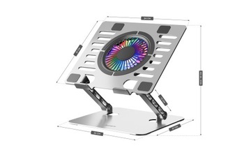 РЕГУЛИРУЕМАЯ охлаждающая подставка для ноутбука Huzaro Hold 4.0 RGB