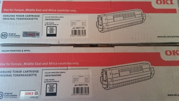 PUSTY ZUŻYTY TONER OKI C823 C833 C843 ORYGINALNE