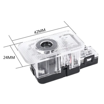 2/4 шт. светодиодный свет приветствия на двери автомобиля для Volvo V40 V60 V90 XC40 XC60 XC90 S60