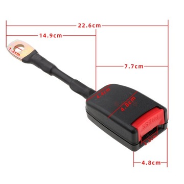 KLAMRA PRZEDNIEGO PASA BEZPIECZENSTWA 2SZT-PODSTAWA Z DRUTU STALOWEGO 20 CM